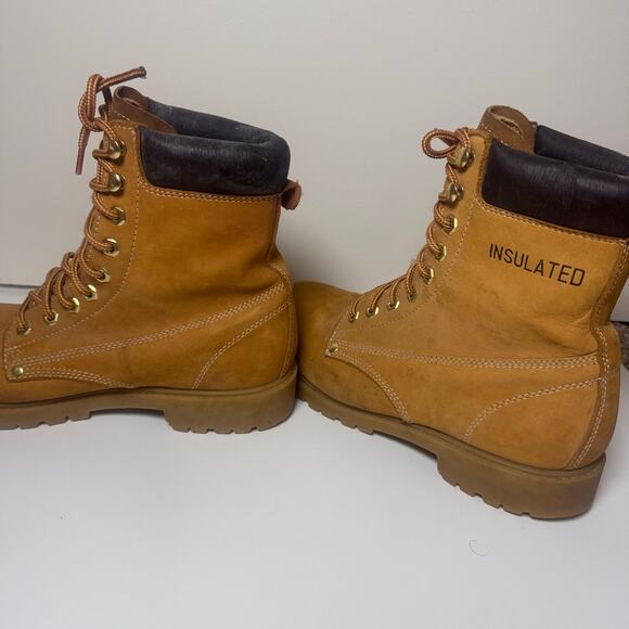 RUFFHIDES Men's Insulated Leather Workwear Heavy Duty Combat Boots Size 8.5W - Picture 3 of 7